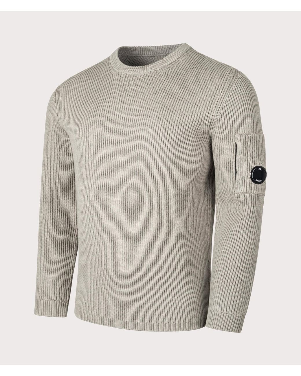 C.P. Company Full Rib Knitted Jumper in Grey for Men | Lyst UK C.P. Company Full Rib Knitted Jumper in Grey for Men | Lyst UK