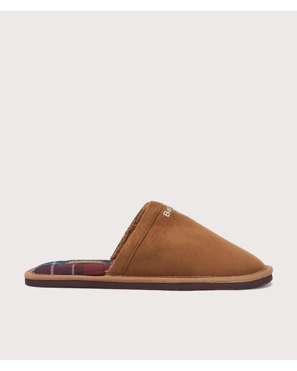 Barbour Brown Everitt Mule Slippers for men