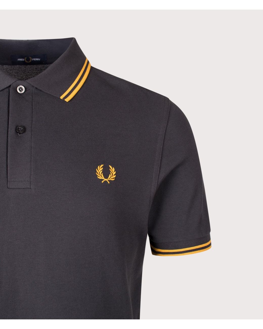 Fred Perry Blue Regular Fit Twin Tipped Polo Shirt for men
