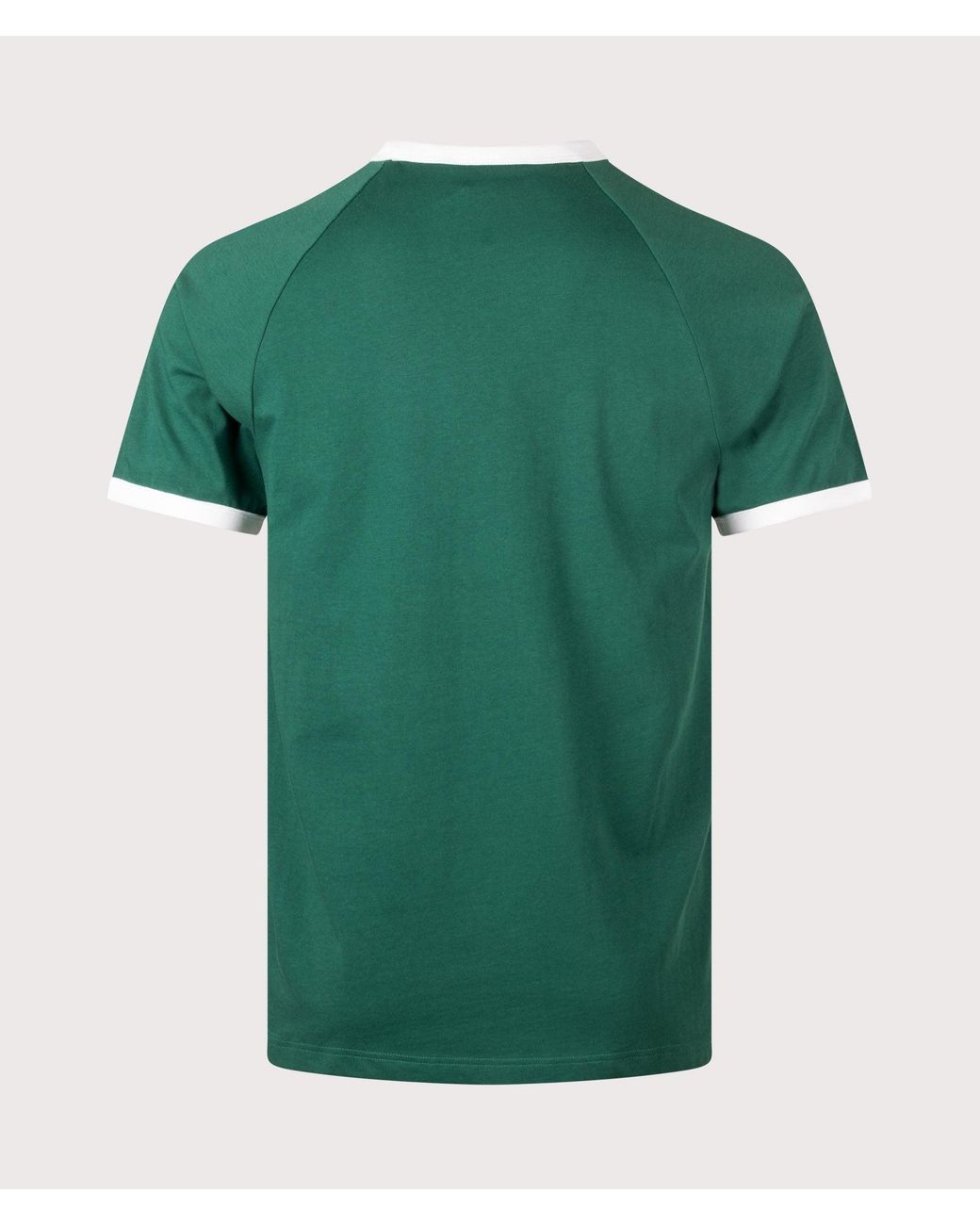 Adidas Originals Green 3 Stripes T-Shirt for men