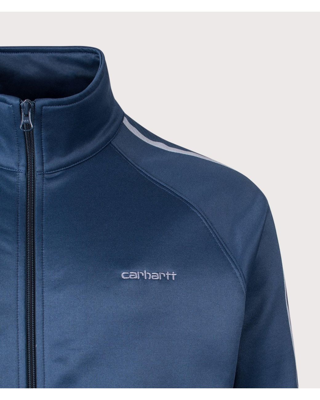 Carhartt Blue Relaxed Fit Bolar Sweat Jacket for men
