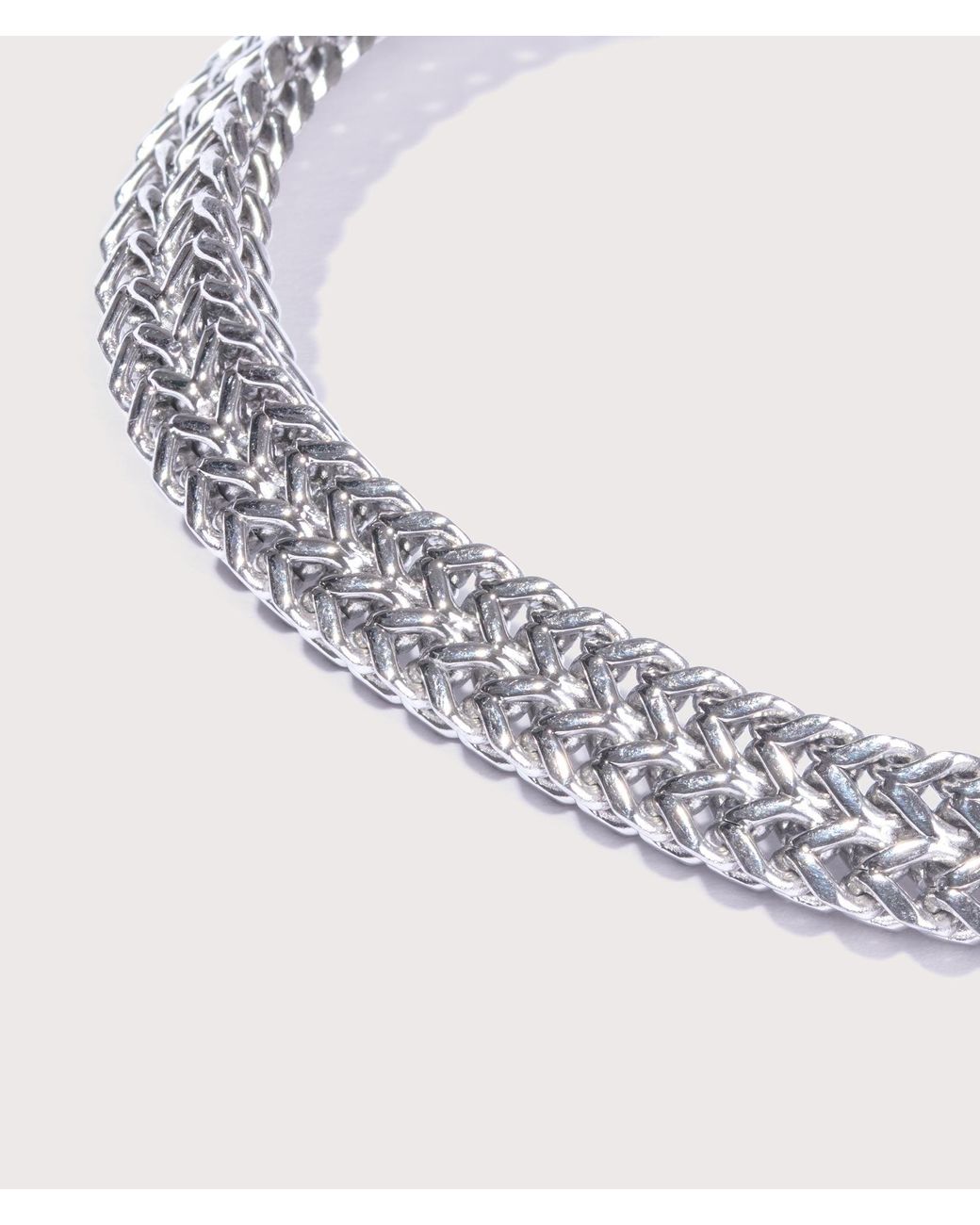 Mysterious Jeweller Natural Stainless Steel Keel Link Bracelet for men