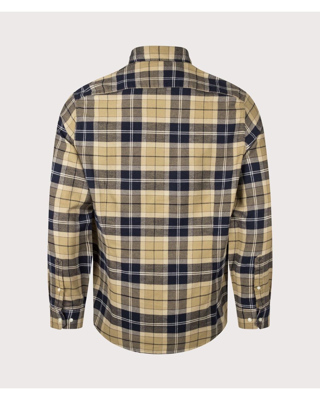 Barbour Gray Fortrose Tailored Tartan Shirt for men
