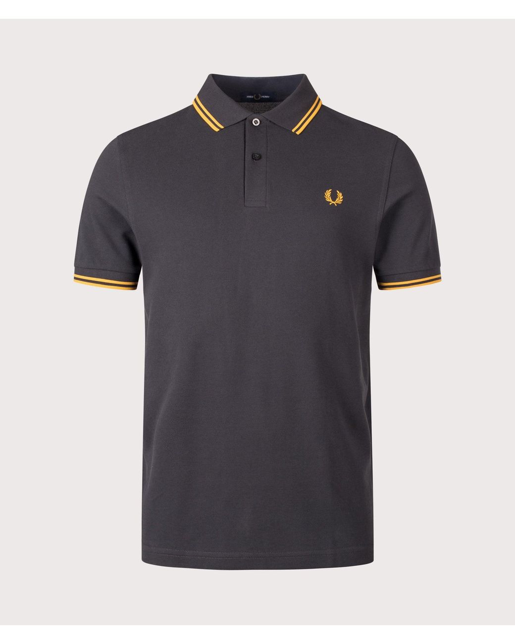 Fred Perry Blue Regular Fit Twin Tipped Polo Shirt for men