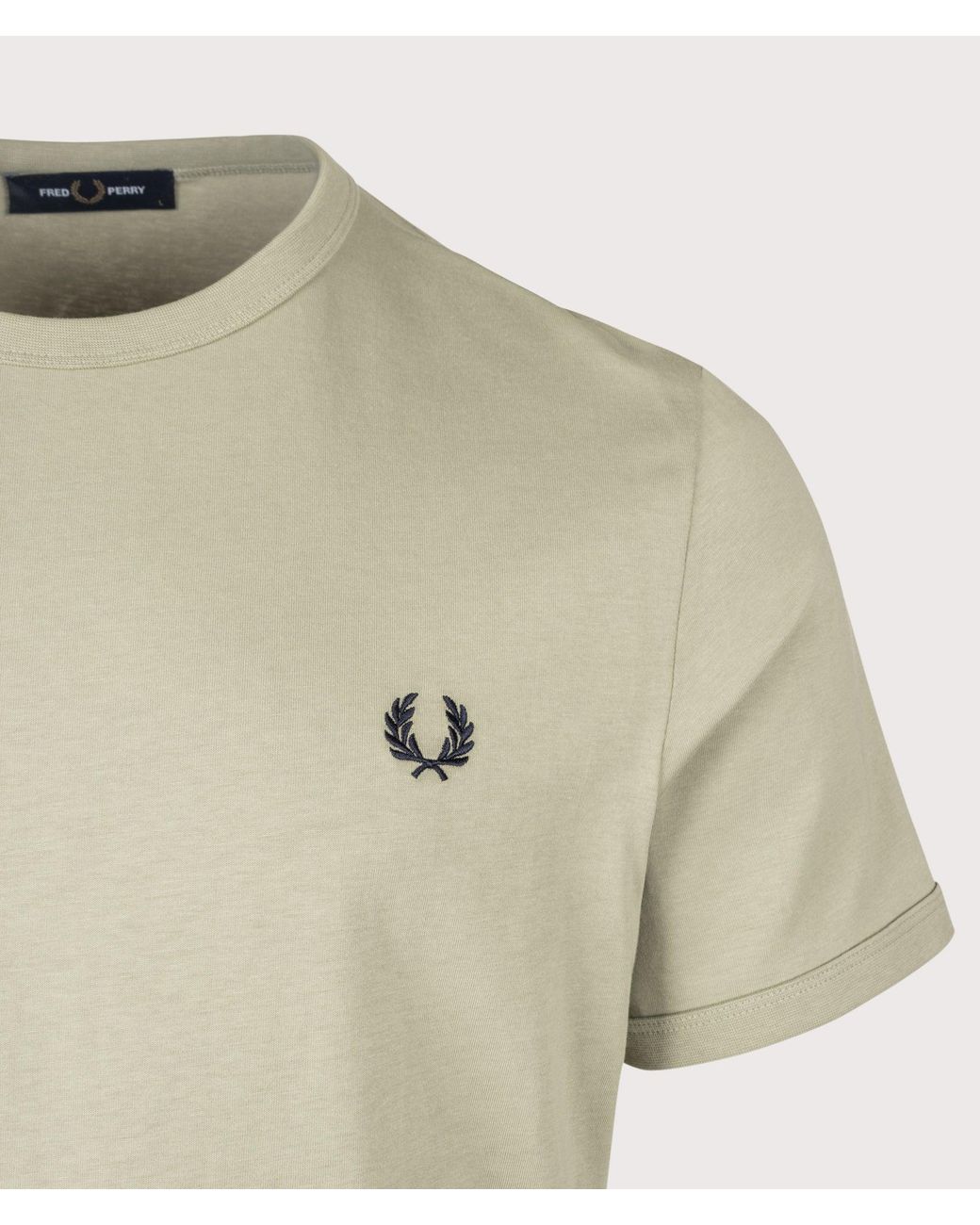Fred Perry Natural Regular Fit Ringer T-Shirt for men