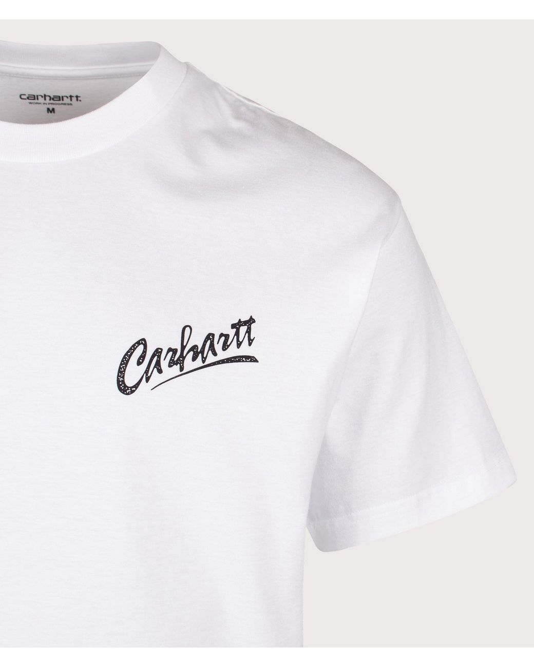 Carhartt White Loose Fit Pup T-Shirt for men