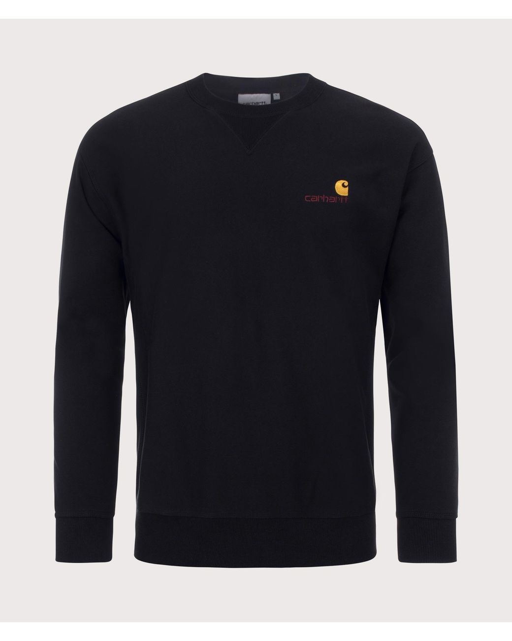 Carhartt Blue Loose Fit American Script Sweatshirt for men