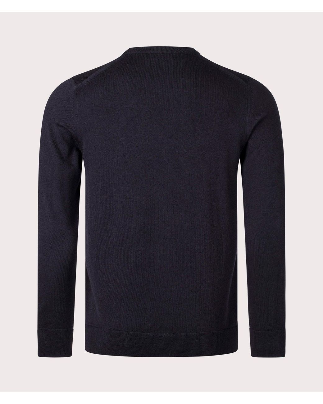 Fred Perry Blue Regular Fit Classic Crew Neck Jumper for men