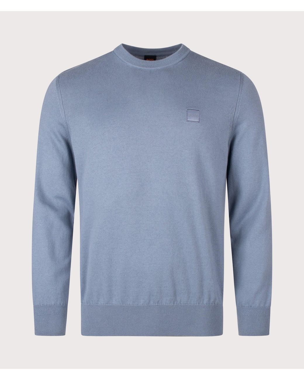 Boss Blue Regular Fit Kanovano Knitted Jumper for men
