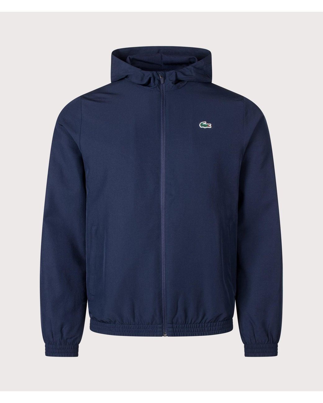 Lacoste Blue Regular Fit Water-Repellent Sport Track Jacket for men