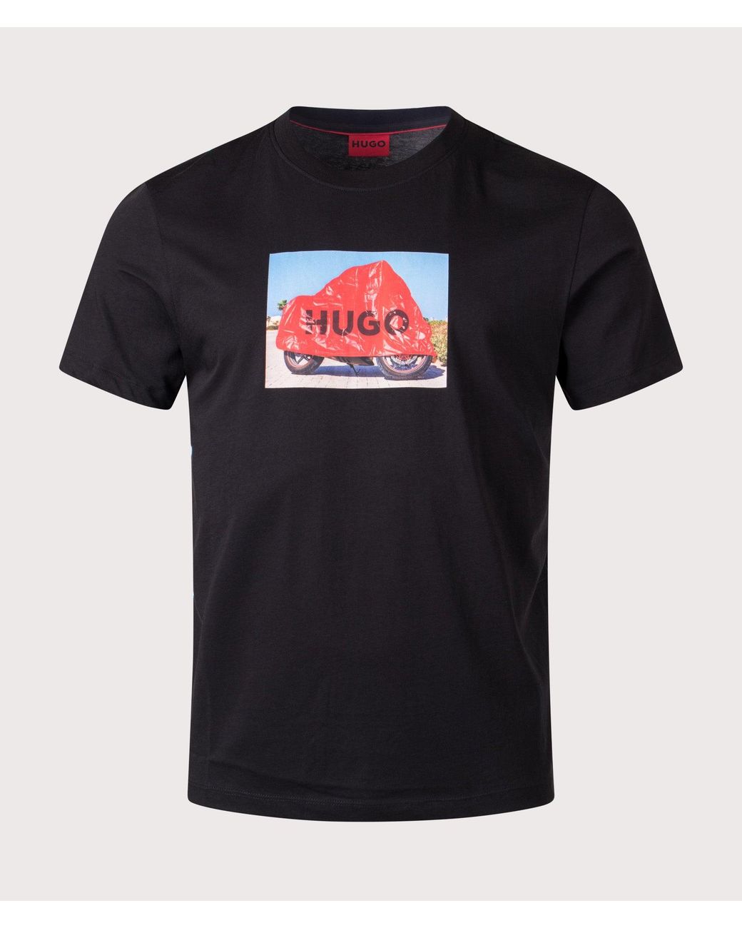 HUGO Black Dostino T-Shirt for men