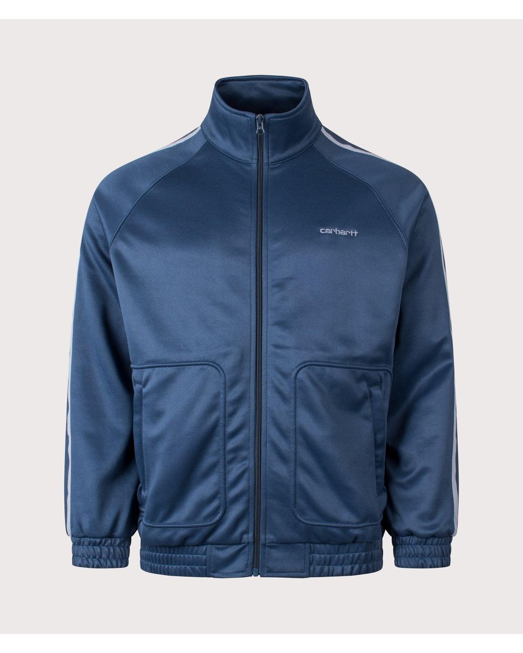 Carhartt Blue Relaxed Fit Bolar Sweat Jacket for men