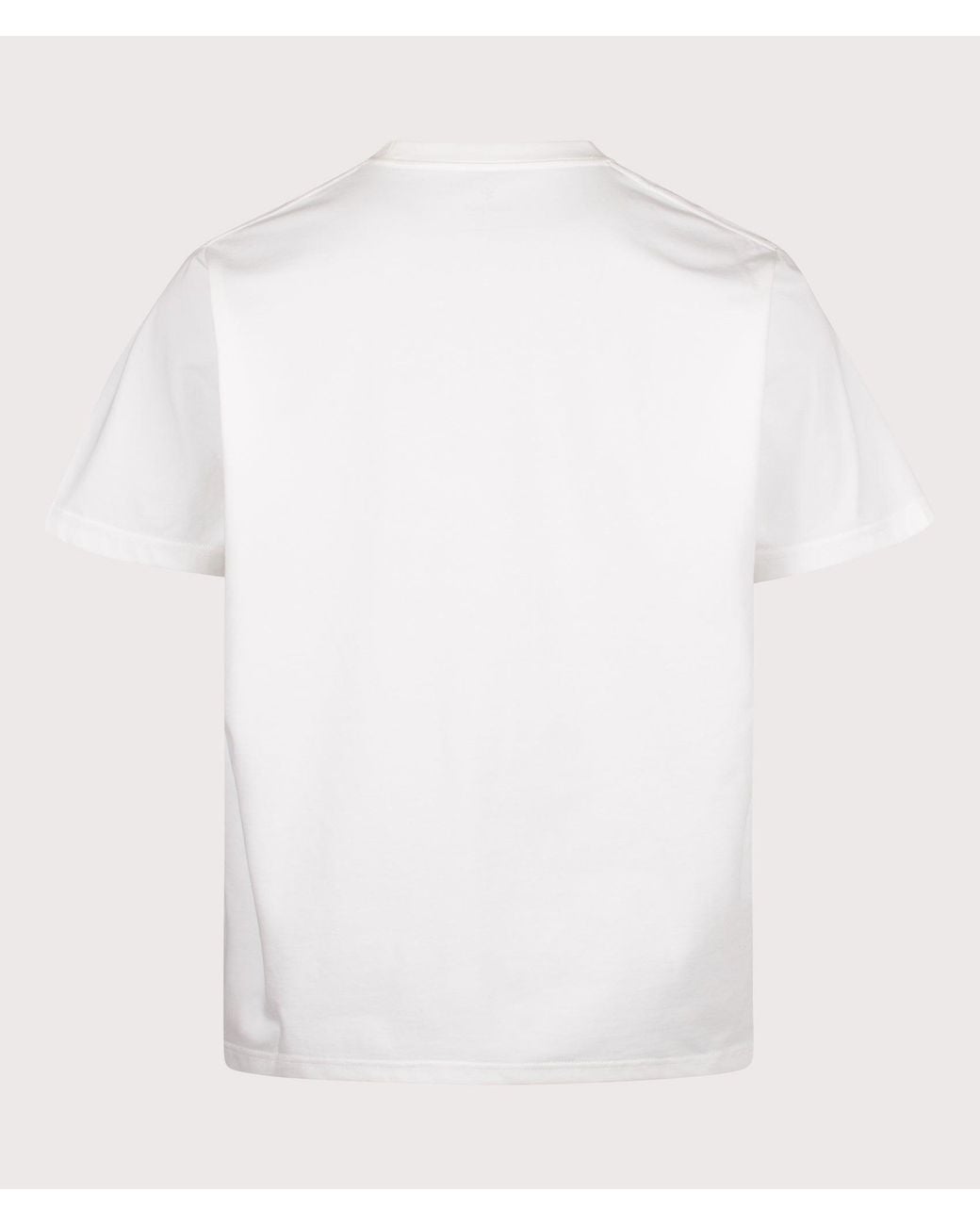 Snow Peak White Regular Fit Sp Reflective Typography T-Shirt for men