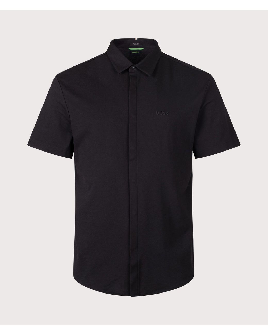 Boss Black Regular Fit Goc Swing Short Sleeve Shirt for men