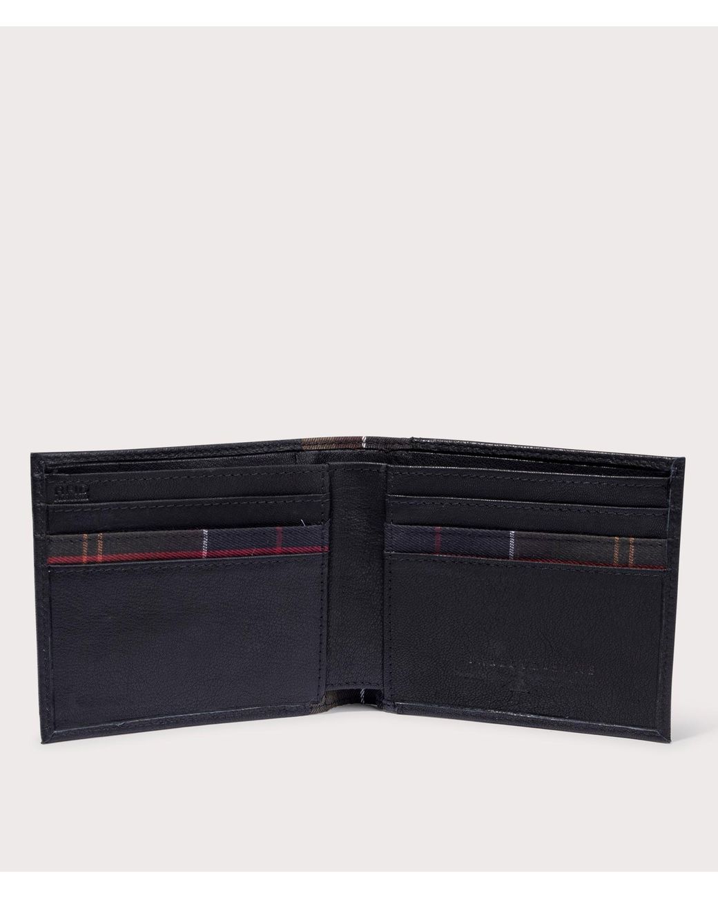 Barbour Black Wallet & Card Holder Gift Set for men