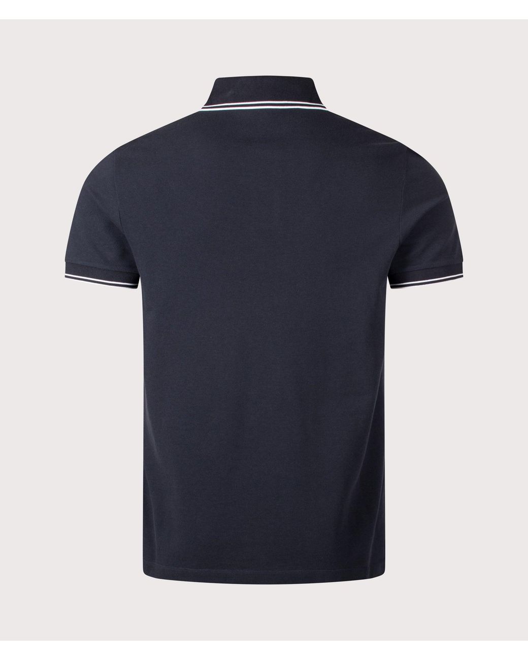 Stone Island Blue Slim Fit Organic Cotton Polo Shirt for men