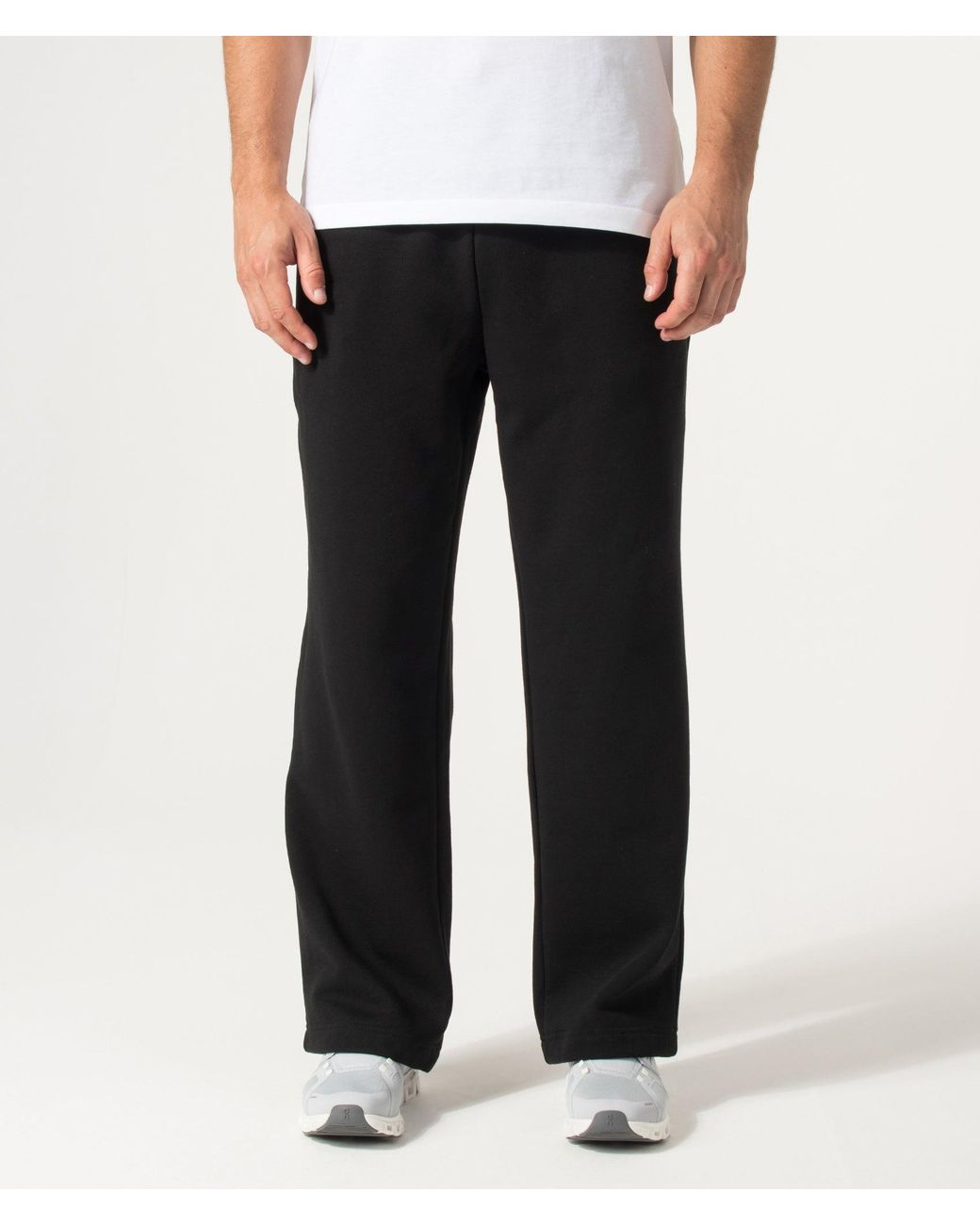 Lacoste Black Relaxed Fit Tracksuit Pants for men
