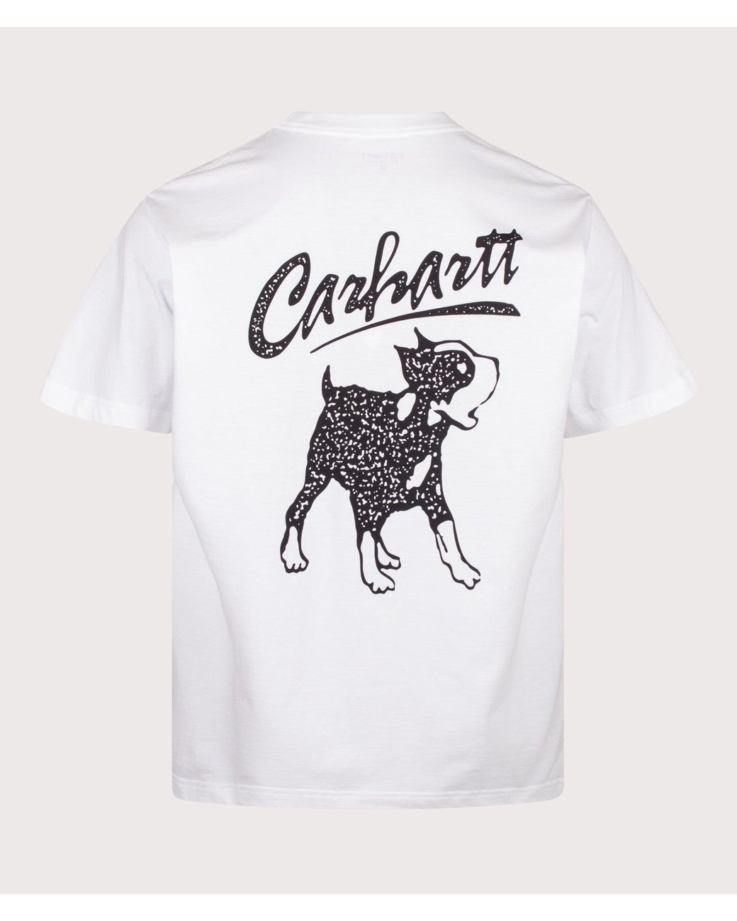 Carhartt White Loose Fit Pup T-Shirt for men