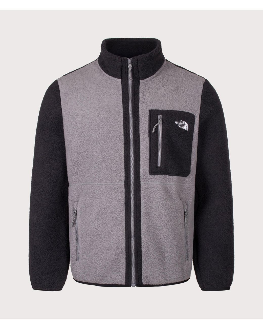 The North Face Gray Regular Fit Yumiori Zip Through Fleece for men