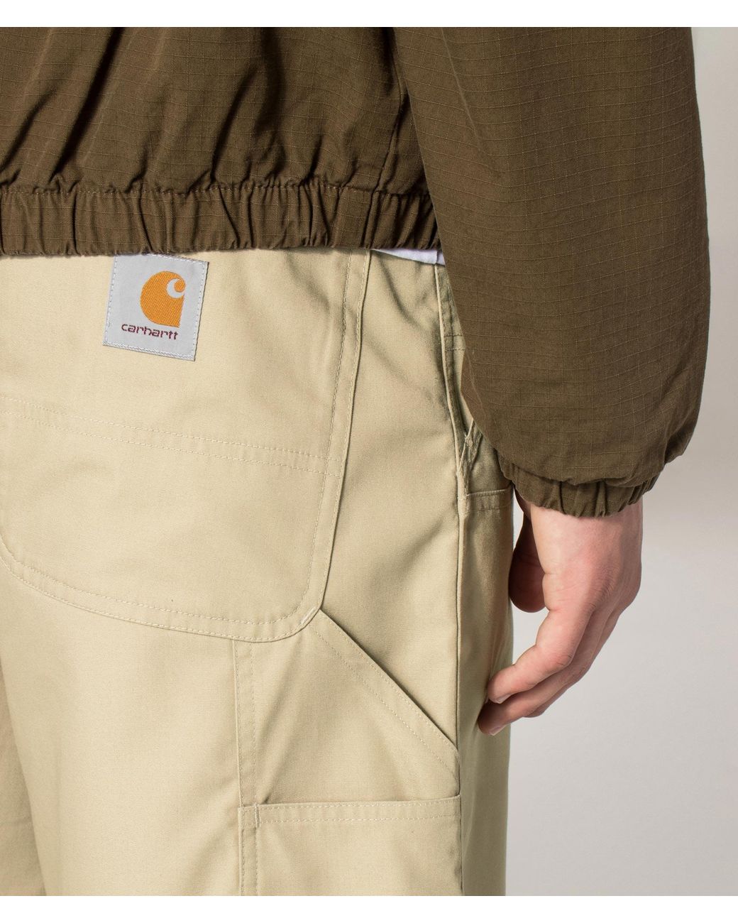 Carhartt Natural Loose Fit Postal Double Knee Shorts for men