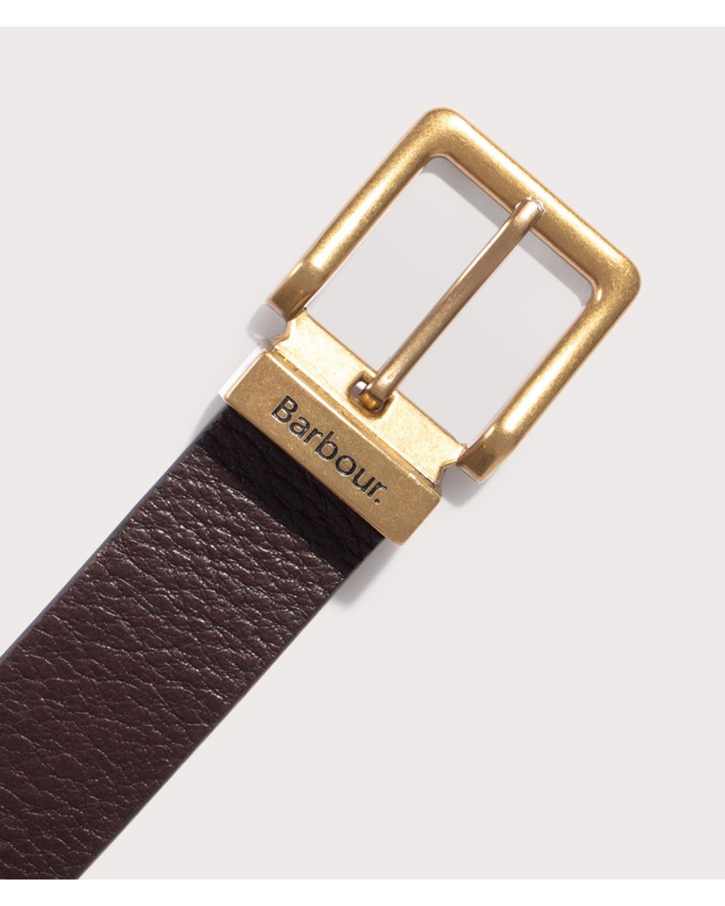 Barbour Pink Blakely Leather Belt for men