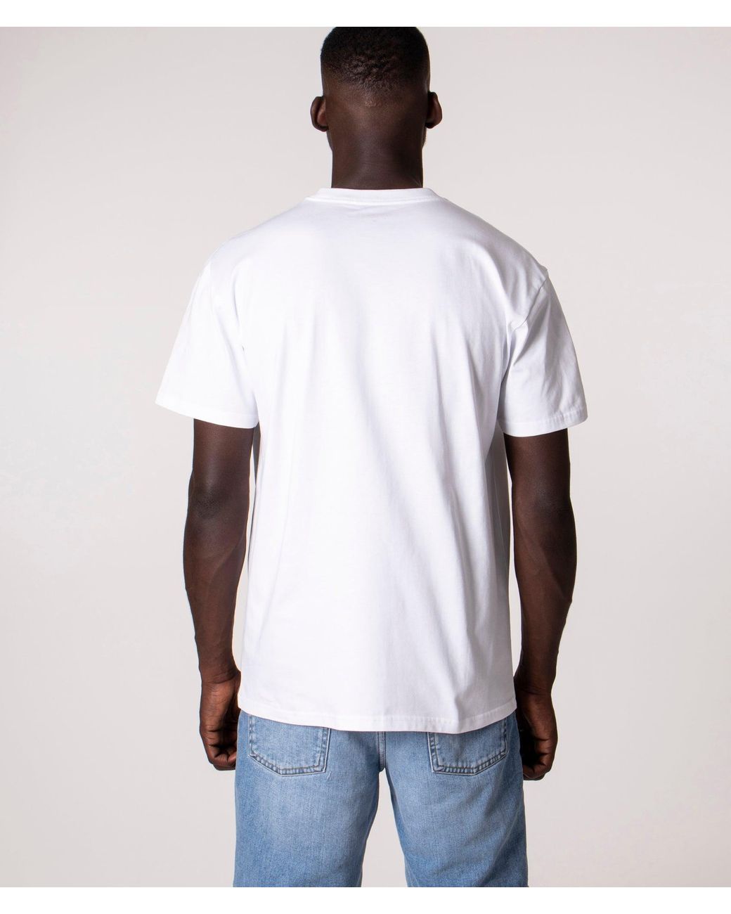 Carhartt White Loose Fit Chase T-Shirt for men