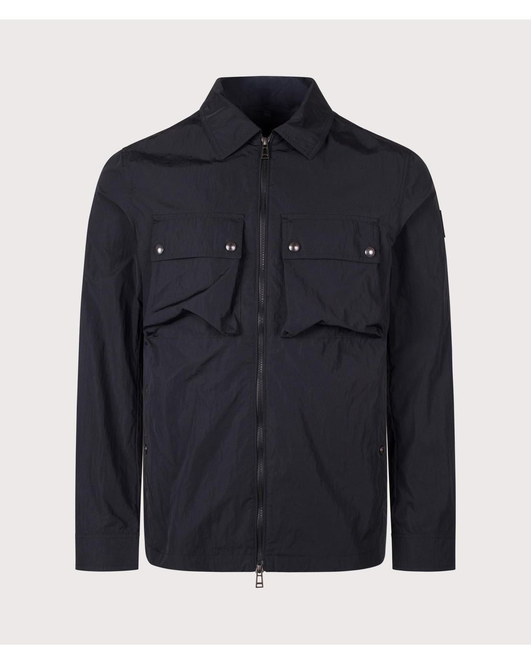 Belstaff Blue Regular Fit Tourer Overshirt for men