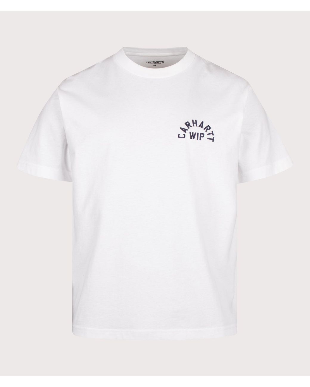 Carhartt White Loose Fit Arch Script T-Shirt for men