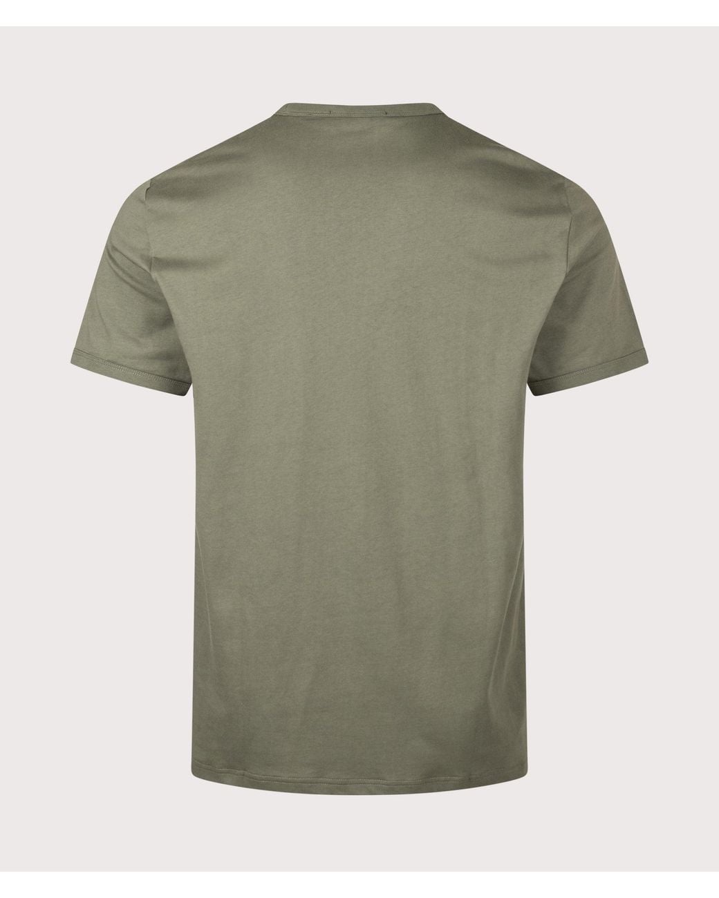 Fred Perry Green Regular Fit Ringer T-Shirt for men