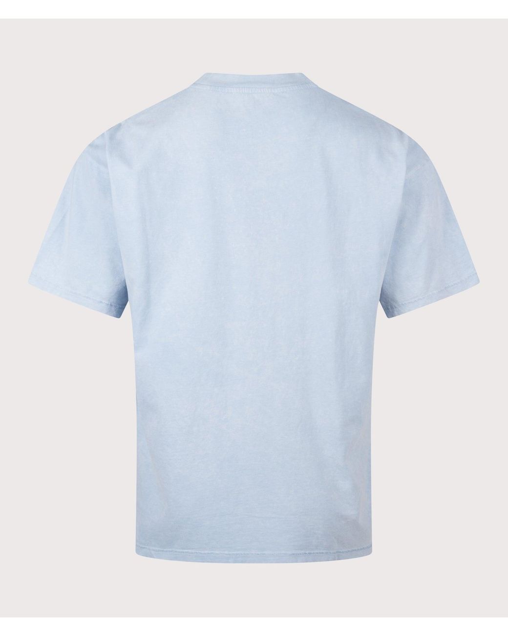 Represent Blue Oversized Fit Western Initial T-Shirt for men