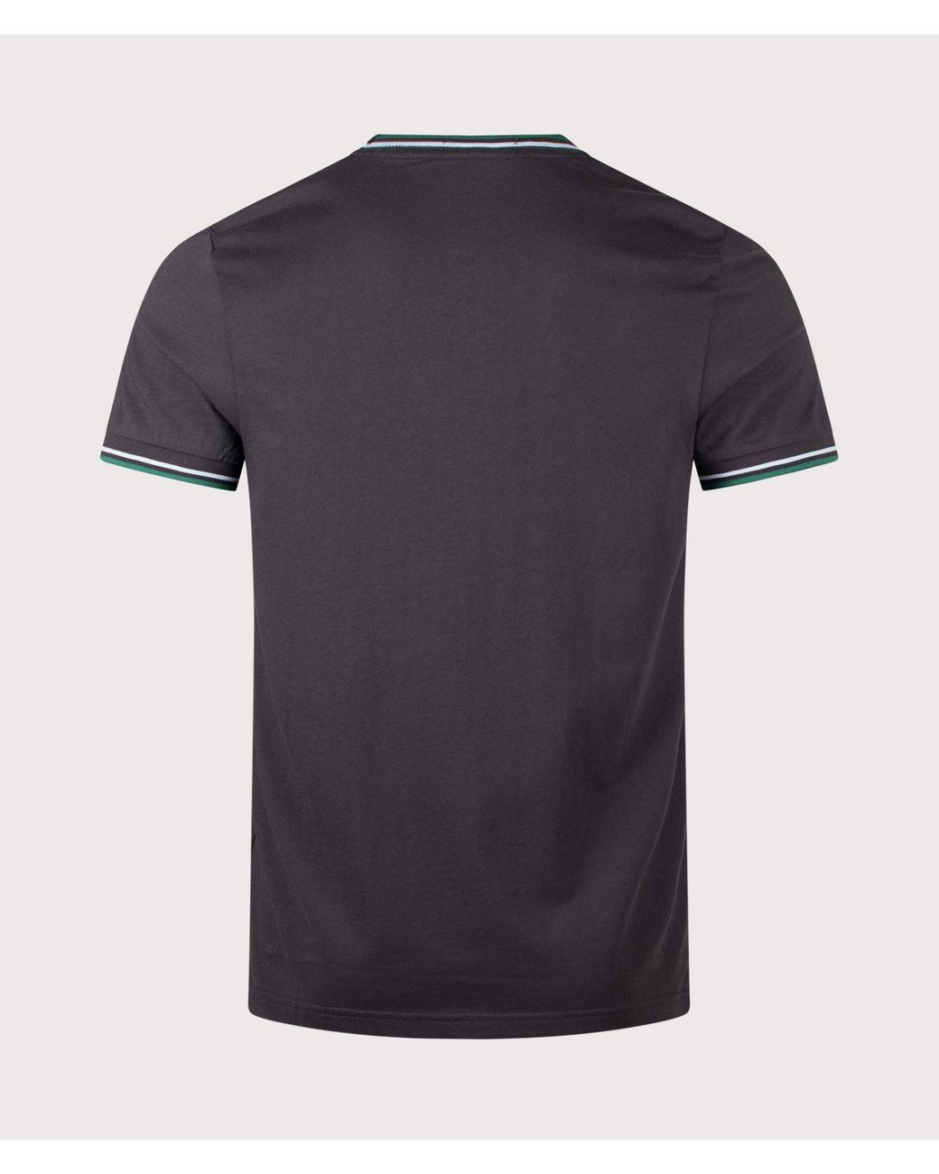 Fred Perry Black Regular Fit Twin Tipped T-Shirt for men