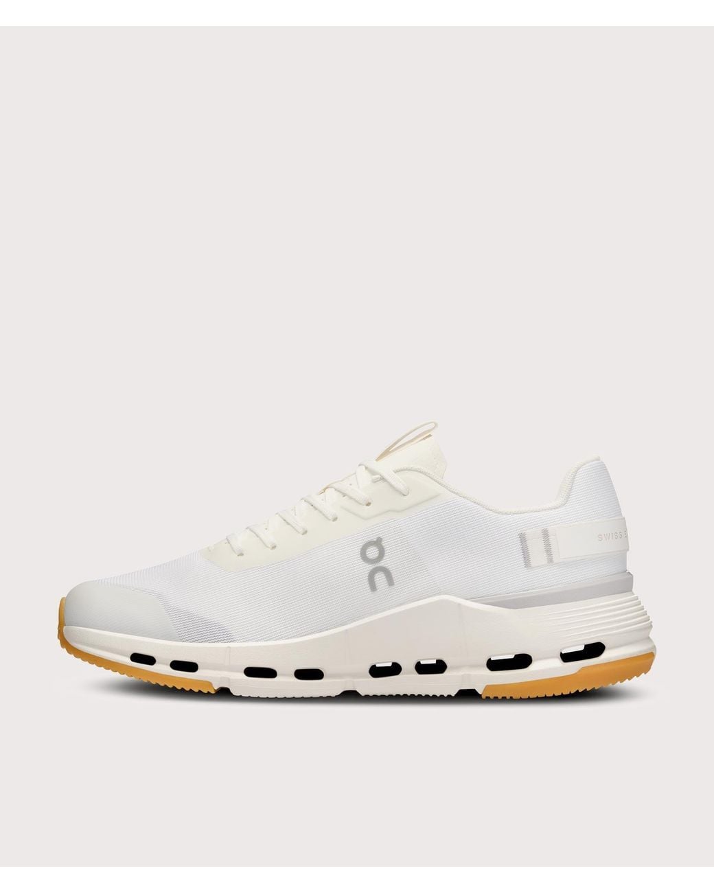 On Shoes White Cloudnova Form 2 Sneakers for men