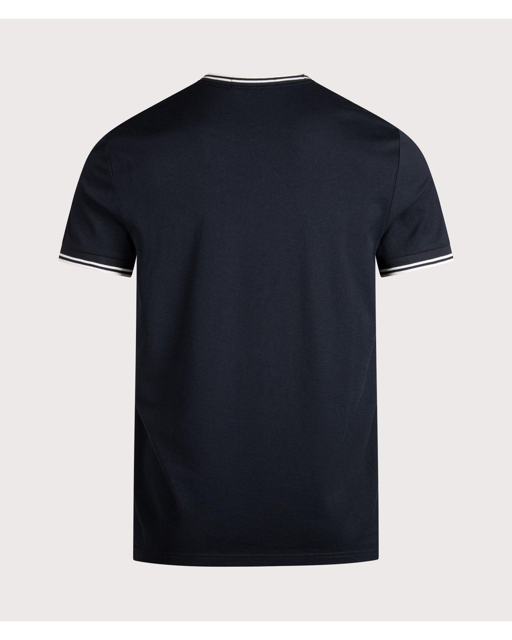 Fred Perry Blue Regular Fit Twin Tipped T-Shirt for men