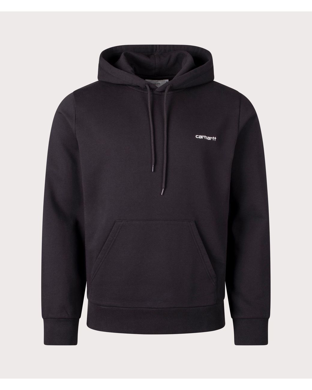 Carhartt Blue Regular Fit Script Embroidery Hoodie for men