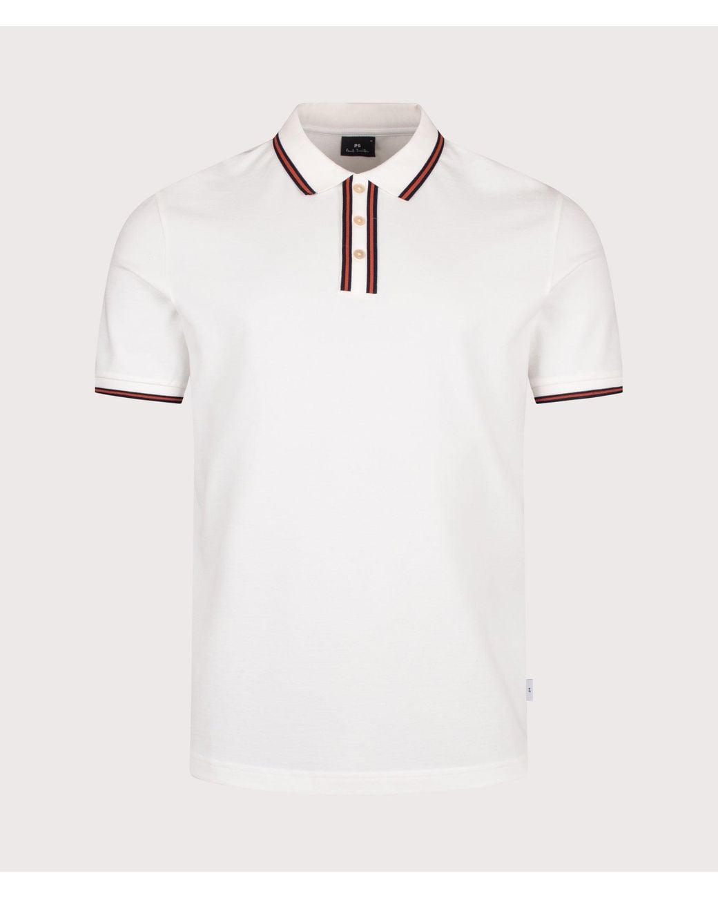 Paul Smith White Regular Fit Polo Shirt for men
