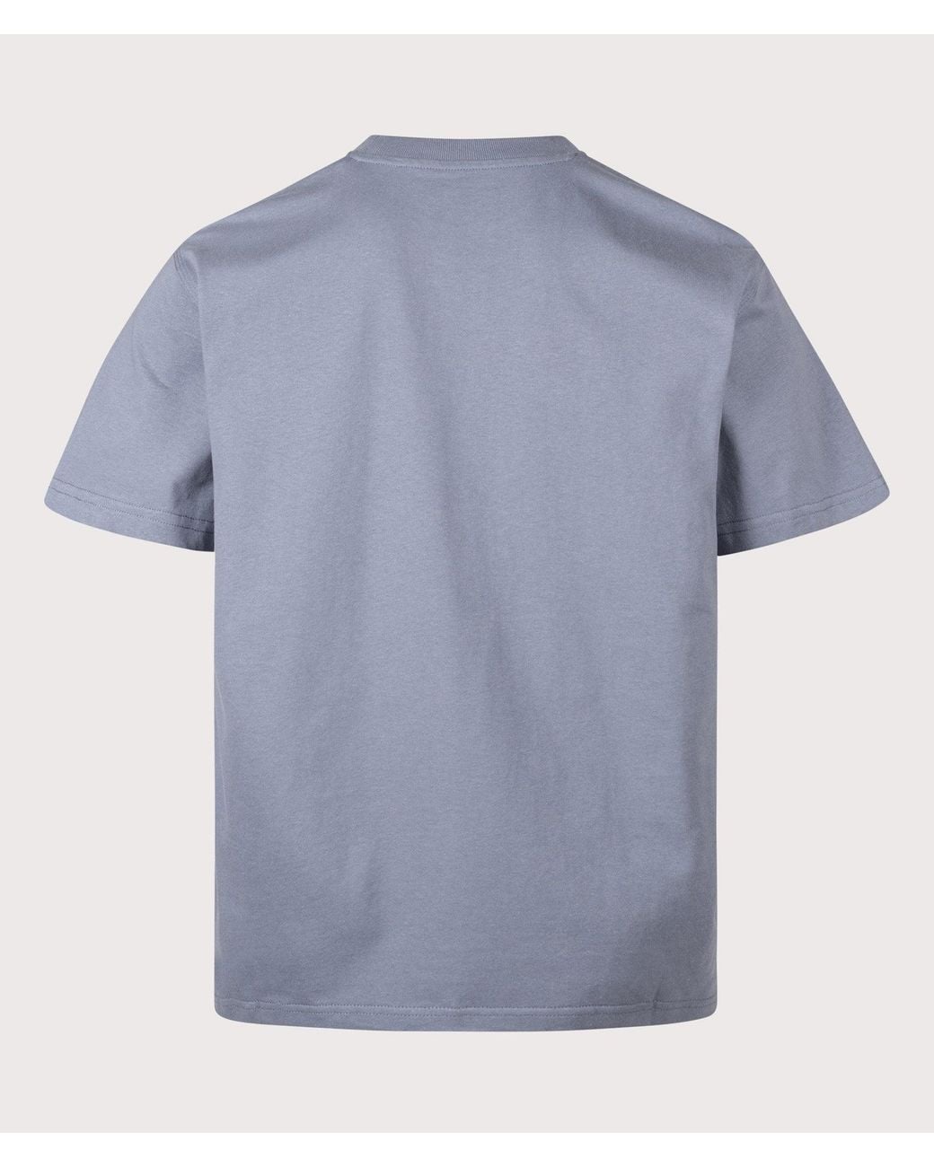 Carhartt Blue Loose Fit American Script T-Shirt for men