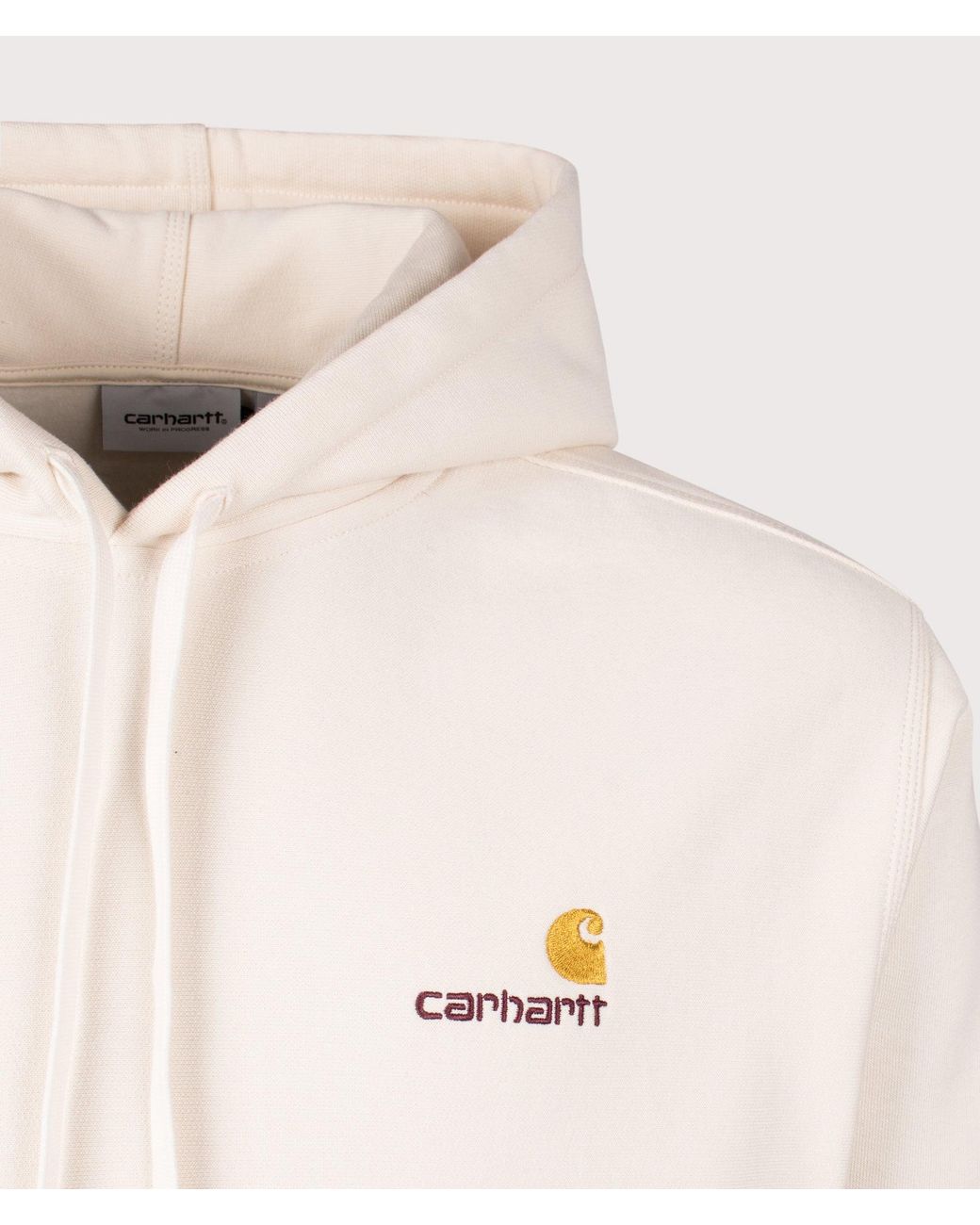 Carhartt Natural Relaxed Fit American Script Hoodie for men