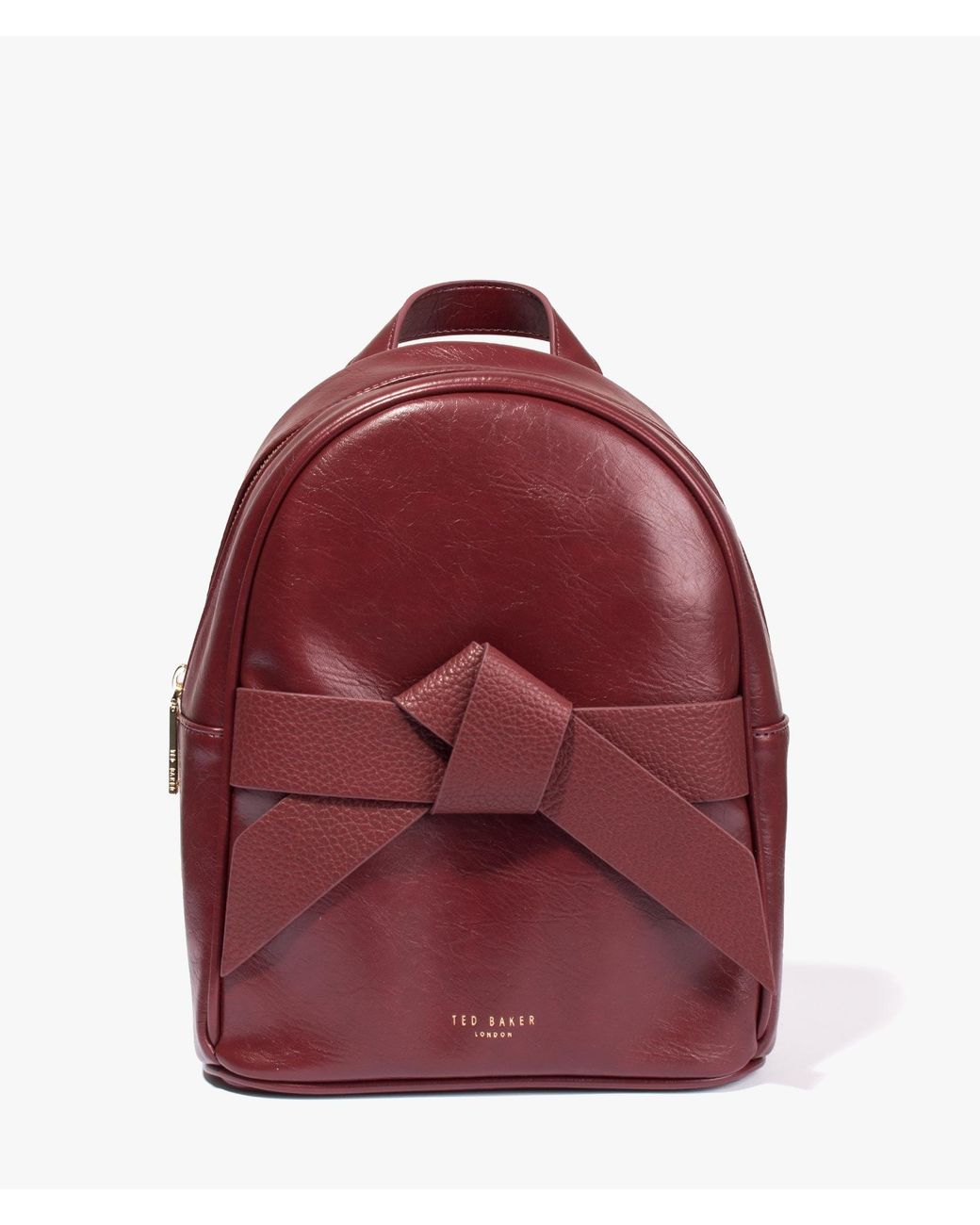 Ted Baker Jimliya Pu Bow Mini Backpack in Red | Lyst UK