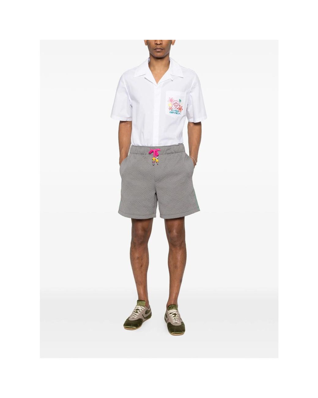Casablanca Gray Track Shorts for men