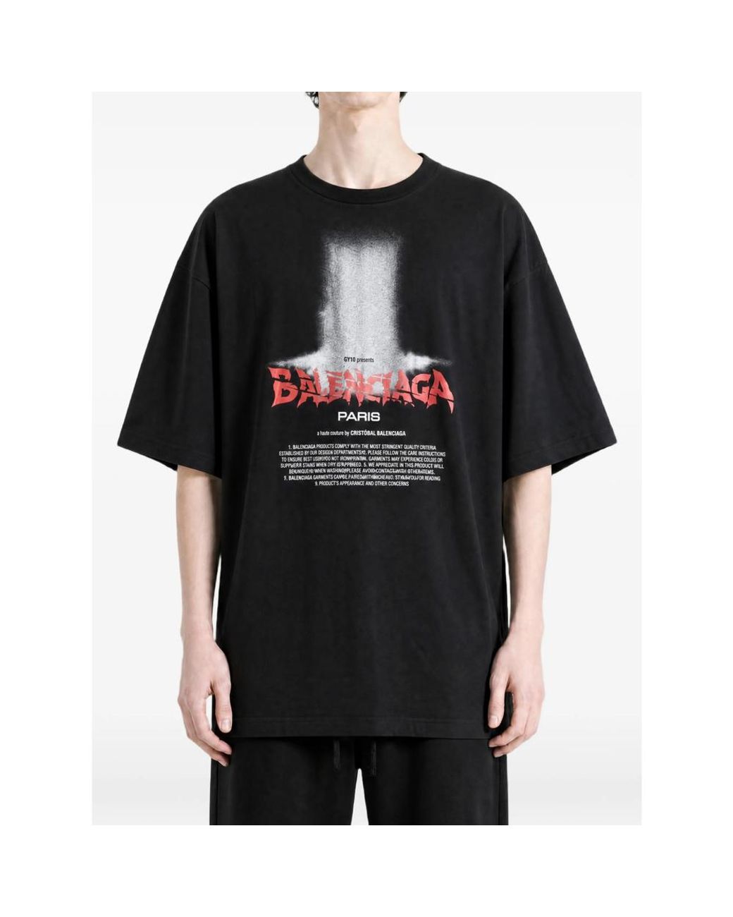 Balenciaga Black T-Shirts & Vests for men