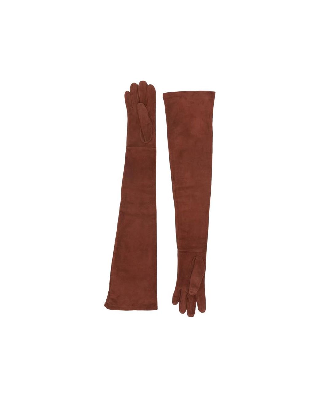 Max Mara Brown Gloves