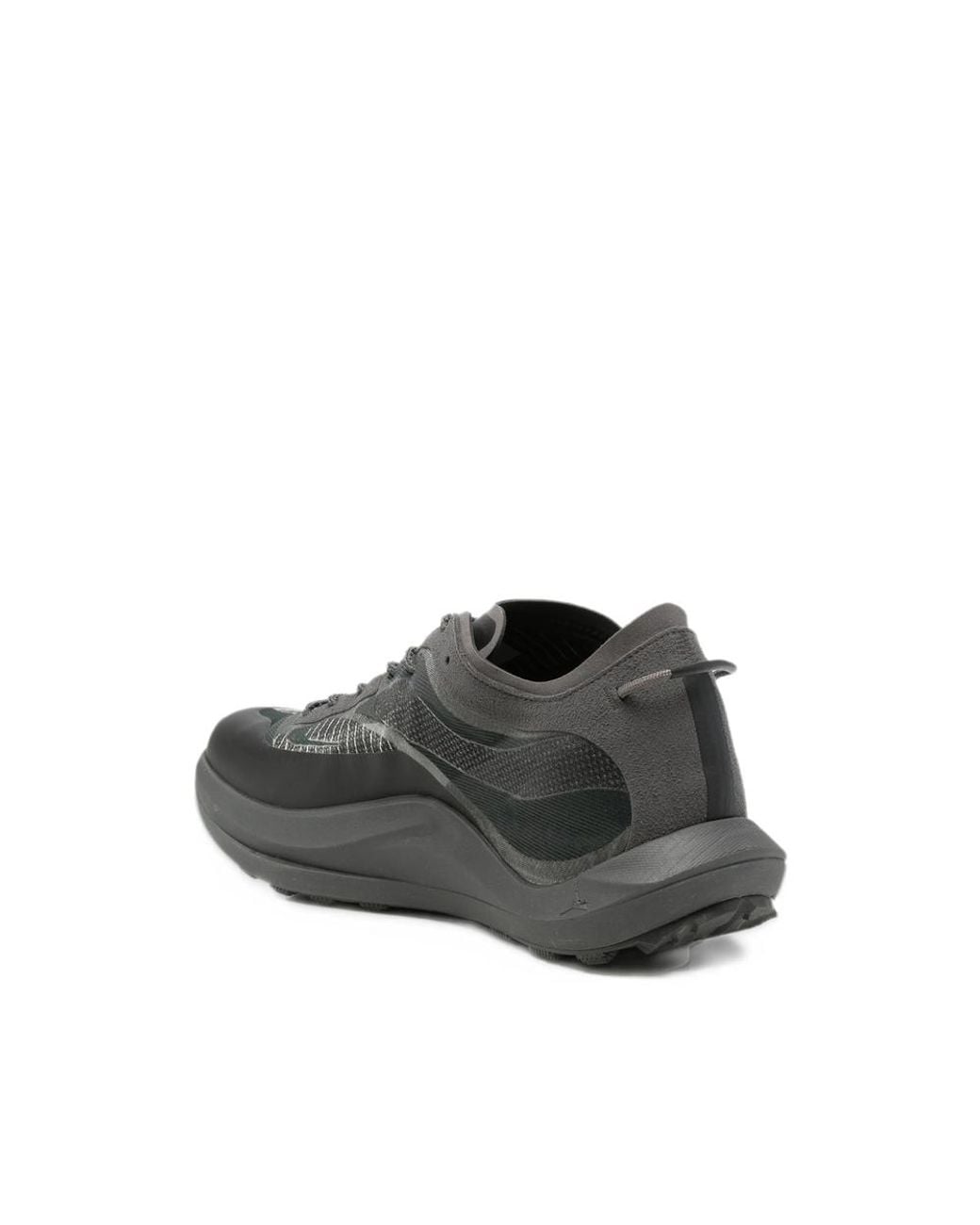 Roa Gray Panelled Lace-Up Sneakers for men