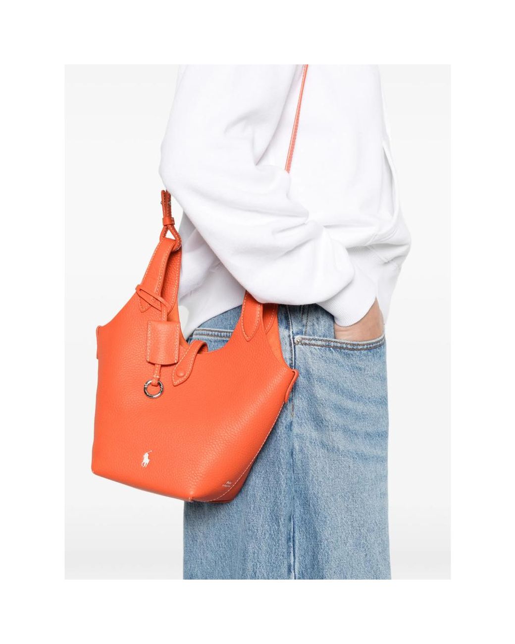 Ralph Lauren Orange Tote Bags
