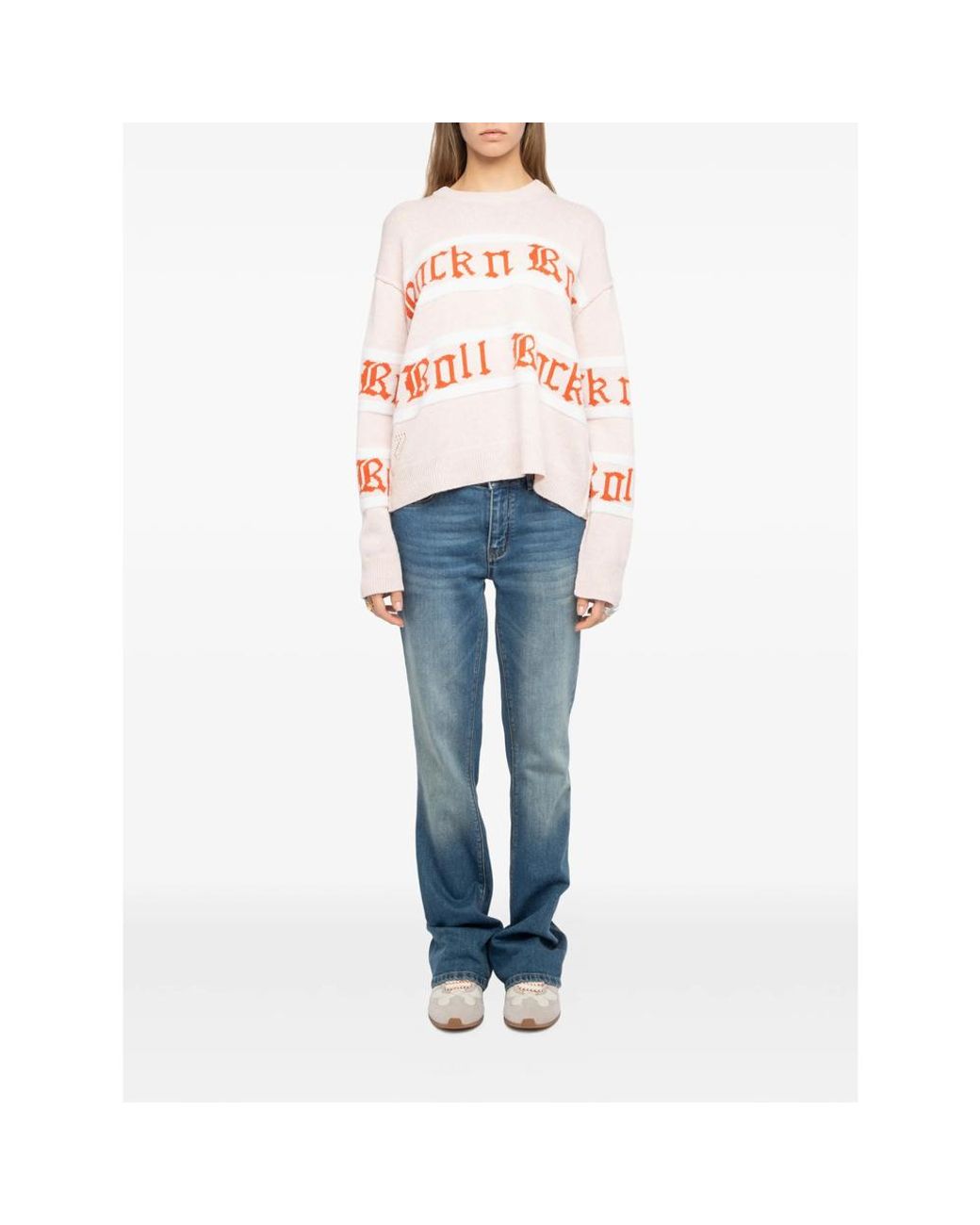 Zadig & Voltaire White Markuz Long-Sleeves Sweatshirt