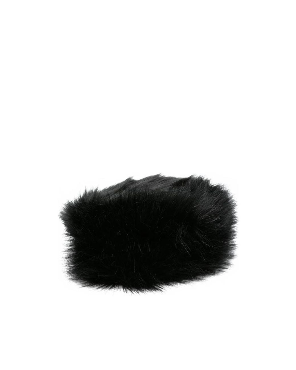 Ruslan Baginskiy Black Solid Pillbox Hat