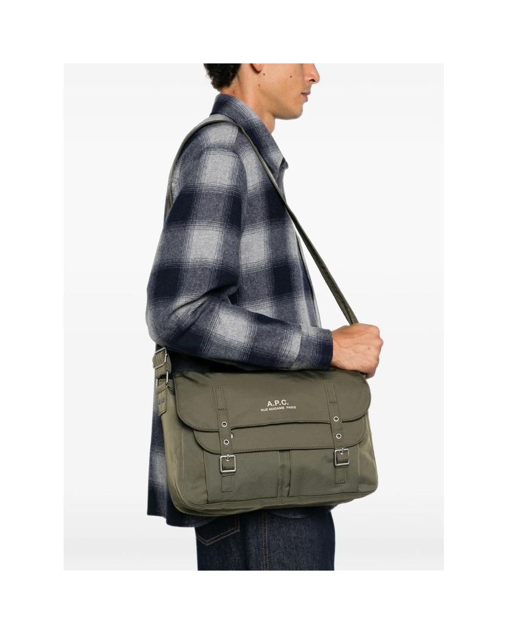 A.P.C. Black Messenger Bags for men