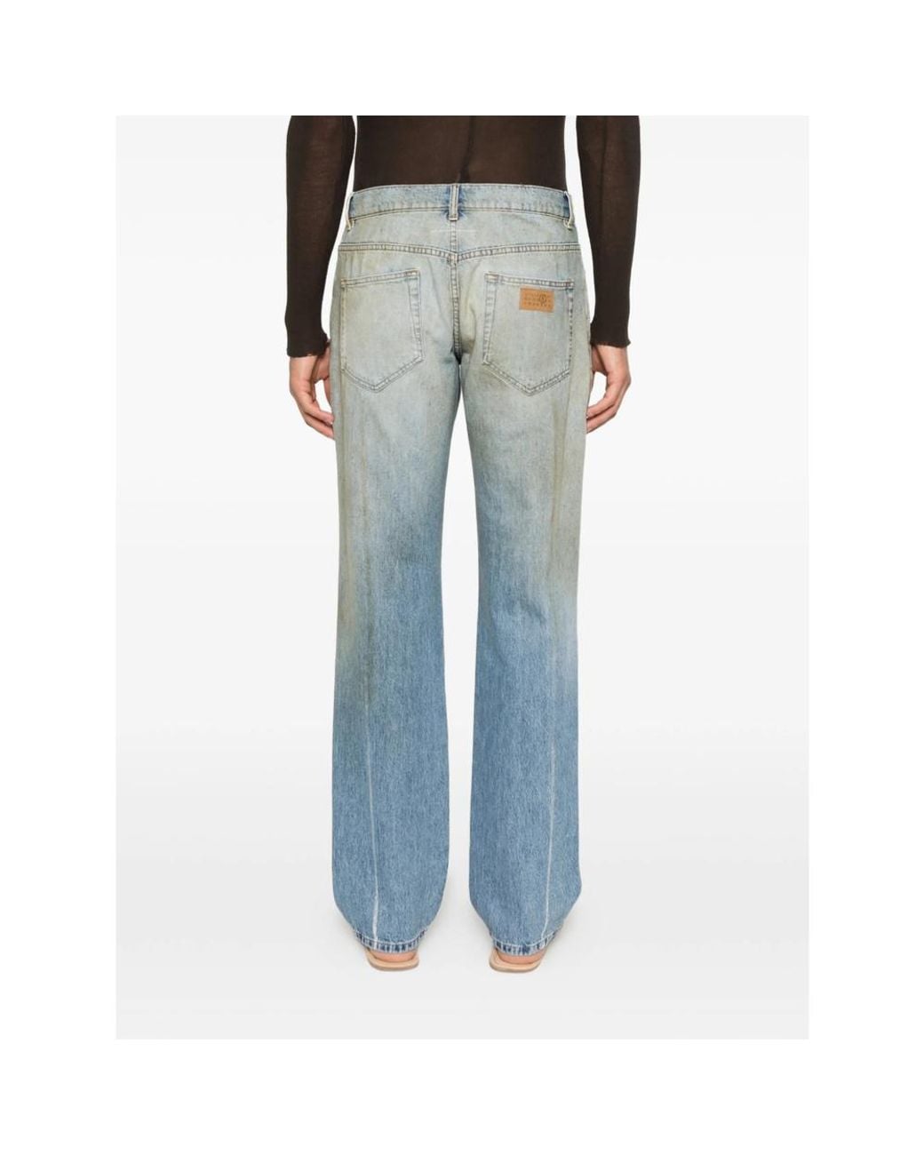 MM6 by Maison Margiela Blue Five-Pocket Jeans for men