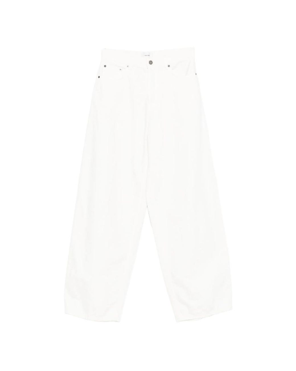 Haikure White Five-Pocket Jeans