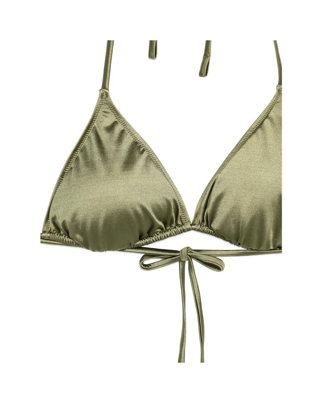 VENUJA Metallic Tie-Side Bikini