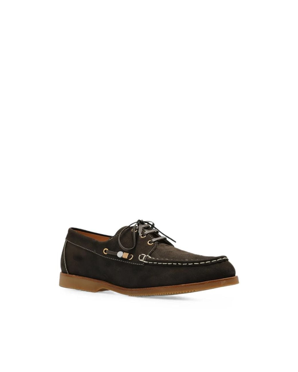 Jacquemus Black The Canotiers Boat Shoes for men